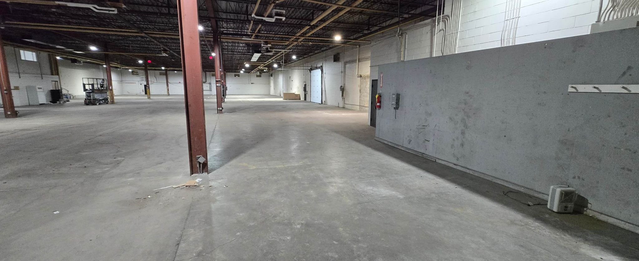 Warehouse interior — packing stations